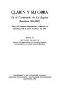Cover of Clarín y su obra