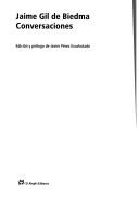 Cover of Jaime Gil de Biedma