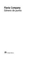 Cover of Género de punto
