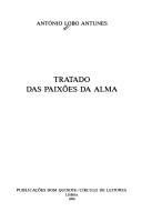 Cover of Tratado das paixões da alma