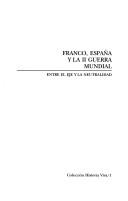 Cover of Franco, España y la II Guerra Mundial