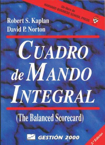 Cover of Cuadro de mando integral