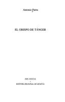 Cover of El Obispo de Tánger