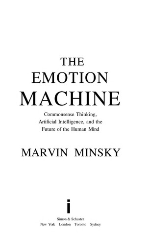 Cover of The emotion machine