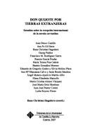 Cover of Don Quijote por tierras extranjeras