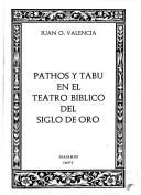 Cover of Pathos y tabú en el teatro bíblico del Siglo de Oro