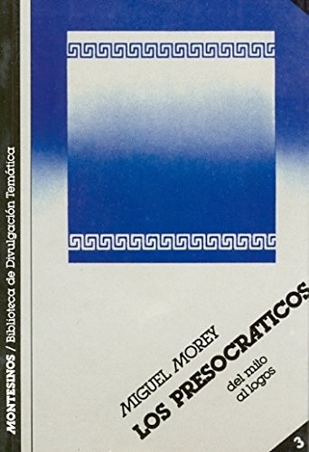 Cover of Los presocráticos