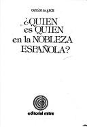 Cover of Quién es quién en la nobleza española?