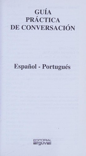 Cover of Guía práctica de conversación español-portugués
