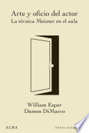 Cover of Arte y oficio del actor