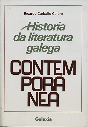 Cover of Historia da literatura galega contemporánea