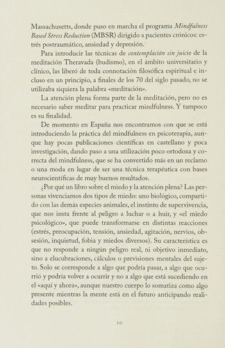 Cover of Mindfulness para Vivir Sin Miedos