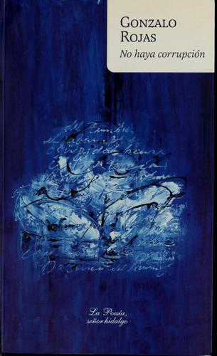 Cover of No haya corrupción