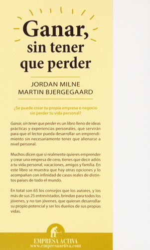 Cover of Ganar, Sin Tener Que Perder