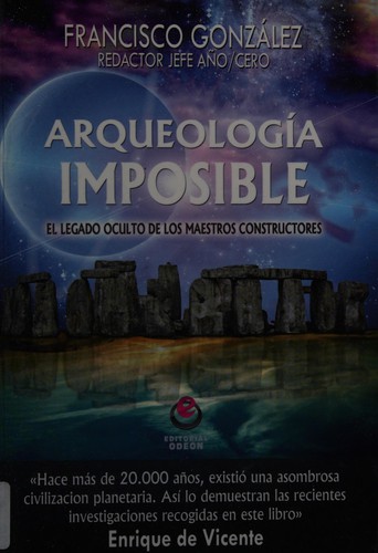 Cover of Arqueología imposible