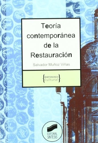 Cover of Teoría contemporánea de la restauración