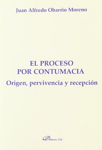 Cover of El proceso por contumancia