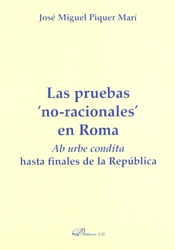 Cover of Las pruebas no-racionales en Roma