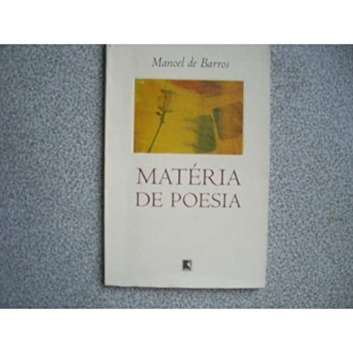 Cover of Matéria de poesia