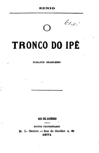 Cover of O tronco do ipê