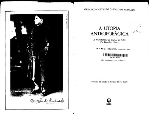 Cover of A utopia antropofágica