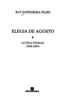 Cover of Elegia de agosto & outros poemas, 1996-2004