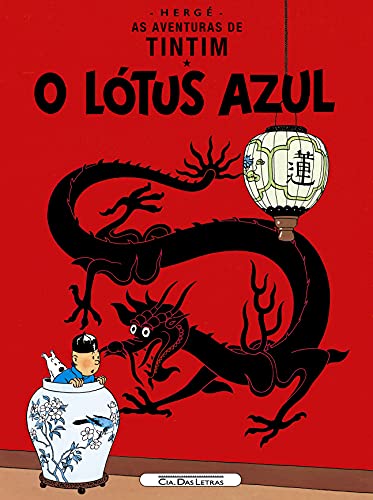 Cover of O Lótus Azul - As aventuras de Tintim