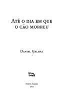 Cover of Até o dia em que o cão morreu