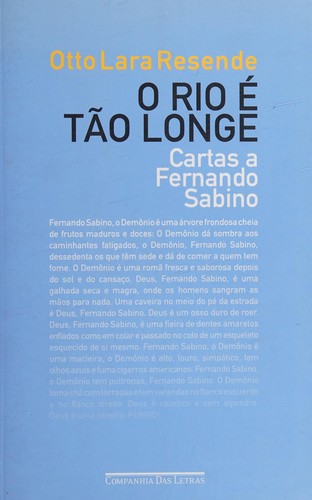 Cover of O Rio é tão longe