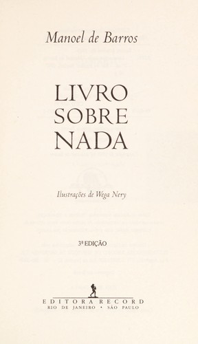 Cover of Livro sobre nada