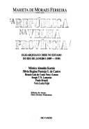 Cover of A República na velha província