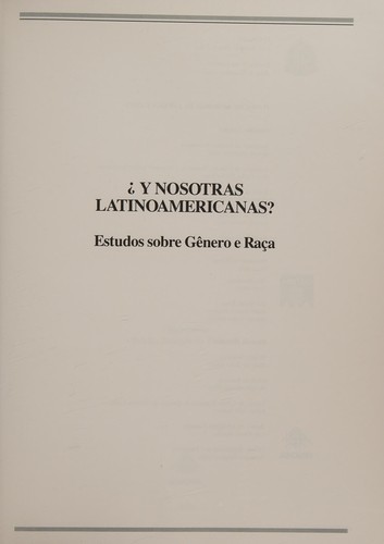 Cover of Y nosotras latinoamericanas?