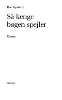 Cover of Så længe bøgen spejler