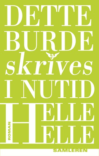 Cover of Dette burde skrives i nutid