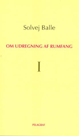 Cover of Om udregning af rumfang 1