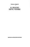 Cover of Il peggio deve venire