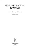 Cover of Romanzi