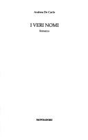 Cover of I veri nomi