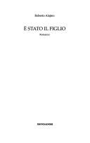 Cover of È stato il figlio