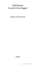 Cover of Le parole tra noi leggere