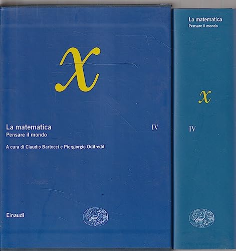 Cover of La matematica. IV: Pensare il mondo