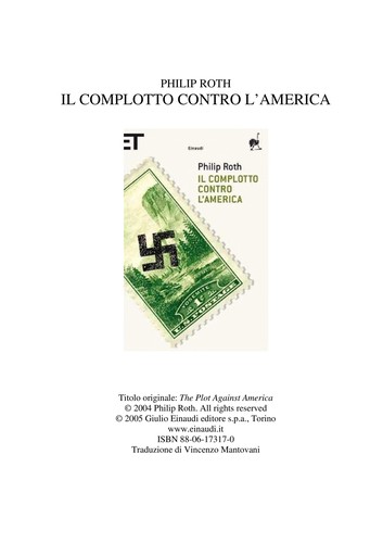 Cover of Il complotto contro l'America
