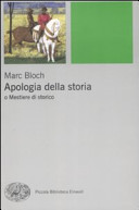 Cover of Apologia della storia