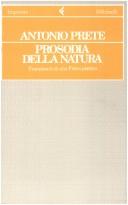 Cover of Prosodia della natura