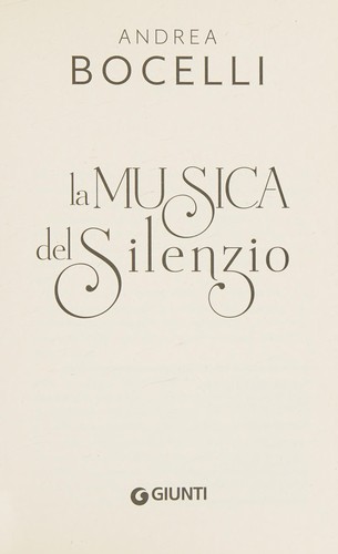Cover of La musica del silenzio