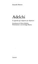Cover of Adelchi