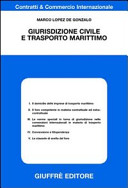 Cover of Giurisdizione civile e trasporto marittimo