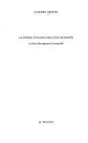 Cover of La poesia italiana nell'età di Dante