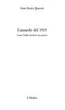 Cover of L' azzardo del 1915