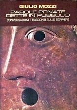 Cover of Parole private dette in pubblico